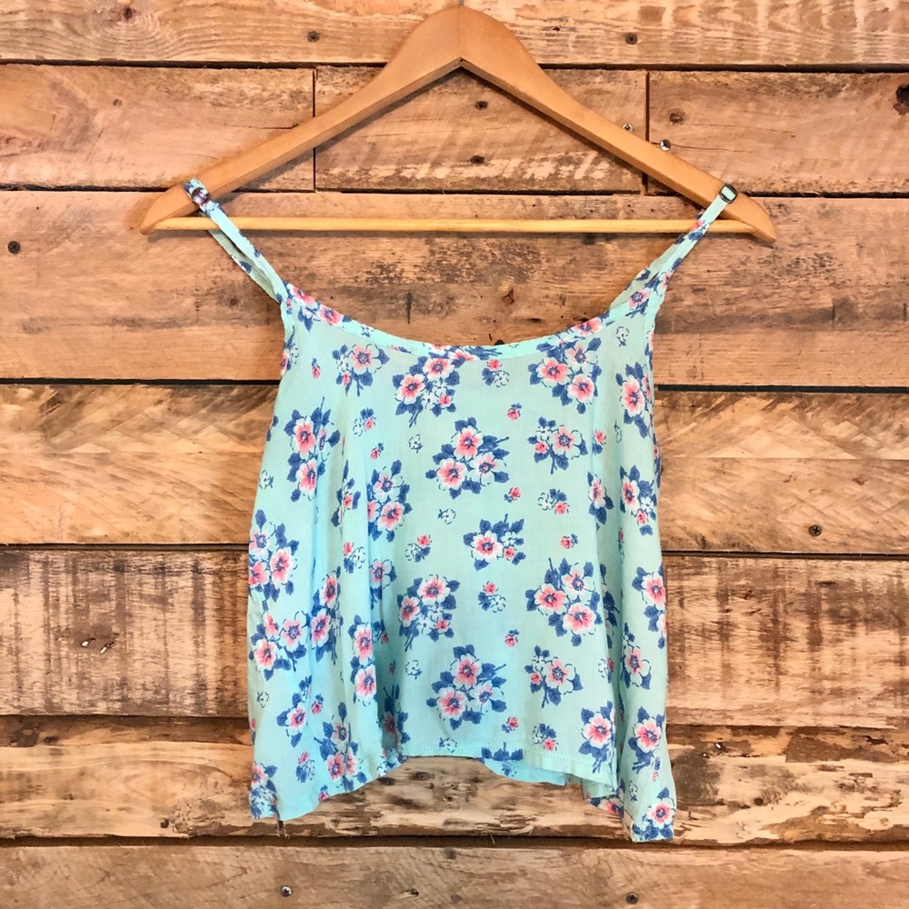 Hollister Floral Crop Top
